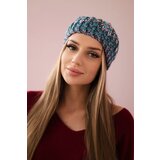 Kesi marka niezdefiniowana Cap with a pompom Maria K335 turquoise | shoptok.hr