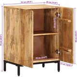 vidaXL Komoda 53x35x72 cm od masivnog drva manga | shoptok.hr