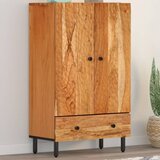 The Living Store Visoka omarica 60x33x100 cm trden akacijev les - Visoka Omarica, (21661357) | Shoptok.si