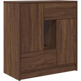  Komoda s ladicama i vratima smeđi hrast 70 5x34x74 5 cm | shoptok.hr