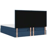 Otomanski okvir kreveta s madracima plavi 200x200cm tkanine | shoptok.hr