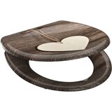 SCHÜTTE toaletna daska od duroplasta WOOD HEART s mekim zatvaranjem | shoptok.hr