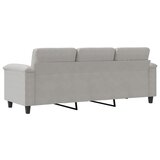  Trosjed Svjetlosiva 180 cm od mikrovlakana | Eponuda.com