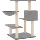 Penjalica za mačke sa stupovima za grebanje svjetlosiva 82,5 cm | shoptok.hr