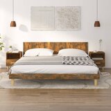 vidaXL noćni ormarići 2 kom boja dimljenog hrasta 40 x 35 x 47 cm Cijene