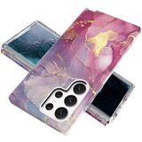 INORCO Za Samsung Galaxy S23 Ultra GW18 IMD marmorni vzorec hrbtni pokrov PC+TPU ovitek za mobilni telefon, odporen proti udarcem, (22033669) | Shoptok.si