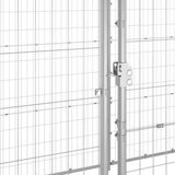  Vanjski kavez za pse od pocinčanog čelika s krovom 21 78 m² | shoptok.hr