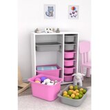 Hanah home višenamenska polica zen 2D2K6U white grey pink | ePonuda.com