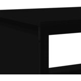  Stolić za kavu crni 75x51x40 cm od konstruiranog drva | shoptok.hr