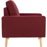  Fotelja od tkanine crvena boja vina | shoptok.hr