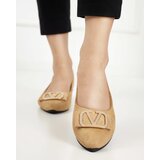 Resti Women's beige ballerinas with an ornament on the toe Cavo - Footwear | ePonuda.com