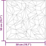  Zidni paneli 48 kom zeleni 50 x 50 cm XPS 12 m² uzorak ametista | shoptok.hr