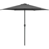 vidaXL vrtni suncobran s aluminijskom šipkom 270 x 246 cm antracit | shoptok.hr
