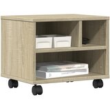  Stalak za pisač s kotačima boja hrasta sonome 41x32x34,5 cm | shoptok.hr