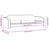  Dnevni krevet svjetlosivi 90 x 200 cm od tkanine | shoptok.hr
