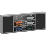  Ormar za alate s policom Crna i Siva 150 x 20 x 55 cm | shoptok.hr