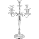 vidaXL Srebrna Aluminij Srednja Dekorativni vložki Svečnik Drugo | Shoptok.si