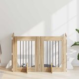  Vrata za pse s postoljem 4 pcs Hrast sonoma 60 x 80 cm | shoptok.hr