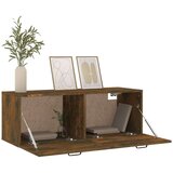  Stenska omarica dimljeni hrast 100x36,5x35 cm konstruiran les, (20716302) | Shoptok.si