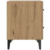 vidaXL Posteljna omarica s predalom artisan hrast 40 x 35 x 47.5 cm | Shoptok.si
