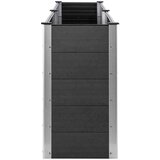 vidaXL Povišena vrtna gredica 200 x 50 x 91 cm WPC siva | shoptok.hr