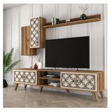 Hanah home TV polica klase S, smeđe-krem | Eponuda.ba