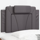 Maison Chic posteljno vzglavje - vzglavna omarica - vzglavna stranica siva 90 cm umetno usnje, (21704018) | Shoptok.si