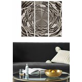 Wallity MDF116480806 multicolor decorative mdf painting (3 pieces) Cene