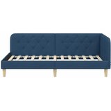  Kutni okvir kreveta Plava 90 x 190 cm tkanina | shoptok.hr