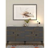 Hanah home Komoda Esta KB150 Anthracite Walnut