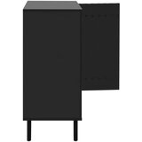 Livetastic KOMODA, črna, hrast artisan | Shoptok.si