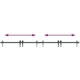 vidaXL Komplet drsnih vrat omarice 213 cm ogljikovo jeklo | Shoptok.si