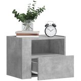 vidaXL Stenske nočne omarice 2 kosa betonsko sive 45x30x35 cm Cene