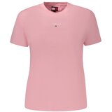 Tommy Hilfiger ženska majica kratkih rukava s vezenim logom roza | shoptok.hr