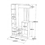 Hanah home cipelarnik sa čivilukom DD7 w | ePonuda.com