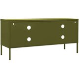 vidaXL TV ormarić maslinasti 105 x 35 x 50 cm čelični | shoptok.hr