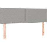 Maison Chic Posteljno vzglavje - Vzglavna omarica 2 kosa svetlo sivo 72x5x78/88 cm blago, (22077764) | Shoptok.si