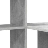 vidaXL Stol Beton siva 131.5 x 50 x 106.5 cm Konstruirano drvo | shoptok.hr