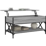  Stolić za kavu siva boja hrasta 100x50x50 cm od drva i metala | Eponuda.com