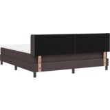 Krevet s opruga kutije Tamno smeđa 180 x 200 cm Tkanina i Pjena | shoptok.hr