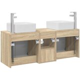  Set ormarića za kupaonicu 3 kom. Hrast sonoma 49,5 x 41 x 63 cm | shoptok.hr