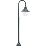vidaXL vrtna stupna svjetiljka od aluminija E27 120 cm tamnozelena | shoptok.hr
