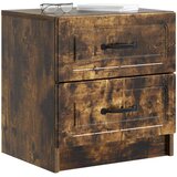  Noćni ormar s ladicama 2 pcs Dimljeni hrast 43 x 34,5 x 44,5 cm | shoptok.hr
