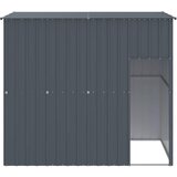  Kućica za pse s krovom antracit 214x153x181 cm pocinčani čelik | shoptok.hr