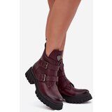 Zazoo Leather insulated women's boots with buckles and decorative detail | shoptok.hr