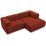 Bobochic Paris Opečnato oranžna kotna sedežna garnitura iz tkanine bouclé (desni kot) Zephyr – | Shoptok.si