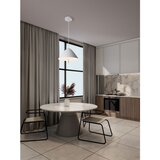 Nova Luce Bijela metalna LED viseća svjetiljka s metalnim sjenilom ø 40 cm Oros – | shoptok.hr