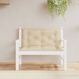 vidaXL Blazina za vrtno klop 2 kosa bež 100x50x7cm oxford tkanina, (21060875) | Shoptok.si