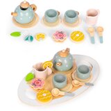 ECO TOYS Drveni set za čaj, šalice za čajnik, 14 komada, | shoptok.hr