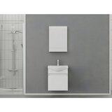 Hanah home mare 55 - set kupatilske nameštaja u mat beloj boji (2 dela) | Eponuda.com